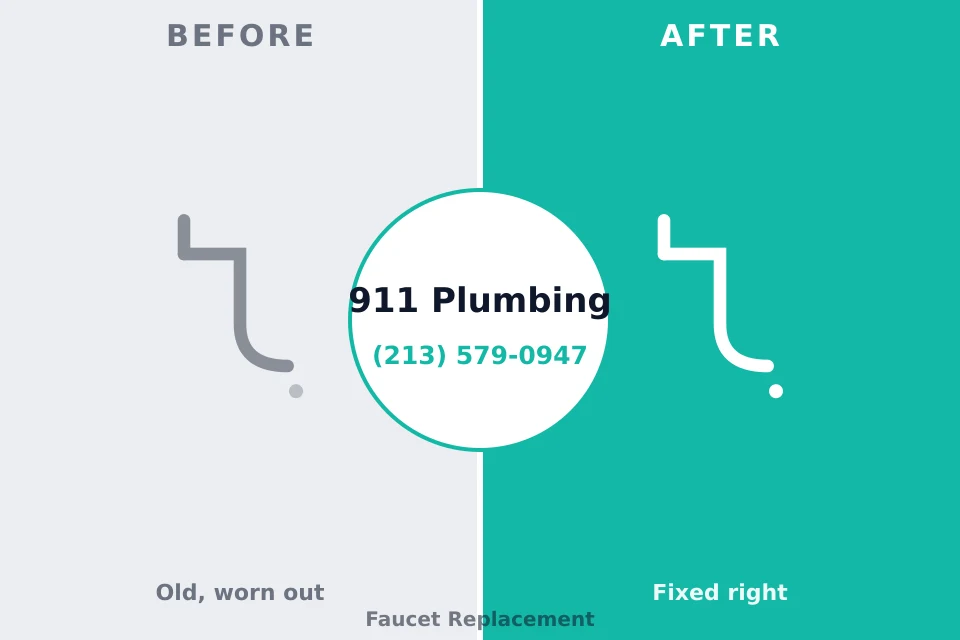 Before and after: plumbing company Hamtramck, MI